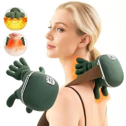 Massageador Elétrico 4D para Pescoço e Ombros com Aquecimento