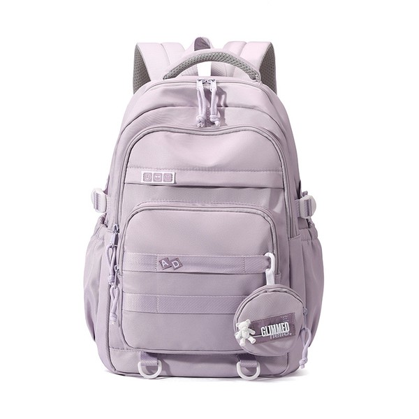 Mochila estudante redução de carga mochila grande capacidade moda 