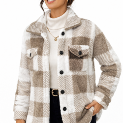 Casaco Feminino Xadrez Teddy