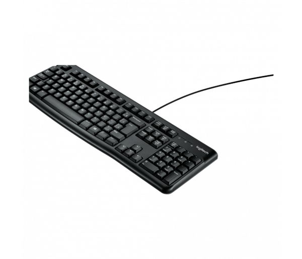 Teclado USB Logitech K120 ABNT2 Preto