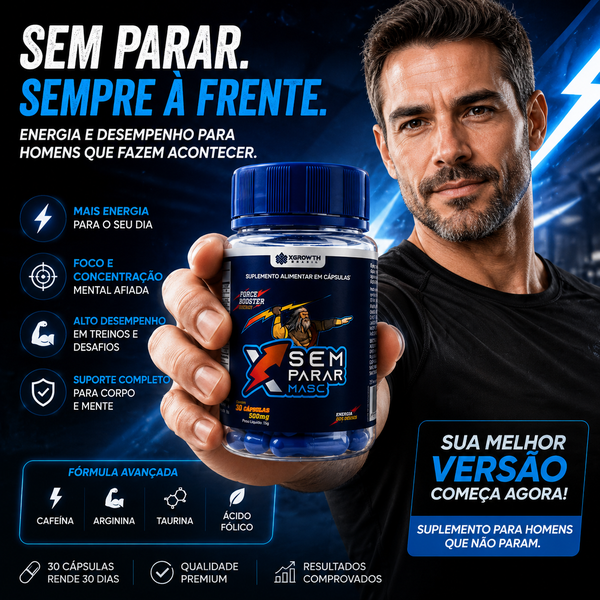  TESTOTERONA NATURAL MASCULINO C/30 CÁPSULAS Libido+Tesão