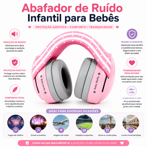 Abafador de Ruído Infantil para Bebes (Verde)