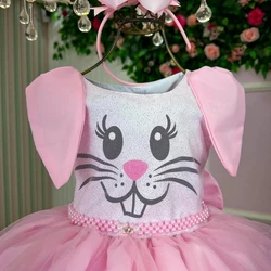 Vestido Temático Luxo - Coelhinho 