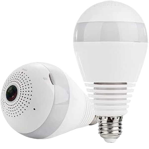 Câmera Lâmpada LED 360º WIFI Vr Cam Full View