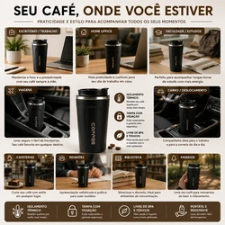 Copo Térmico de Café 510ml (VARIADO)