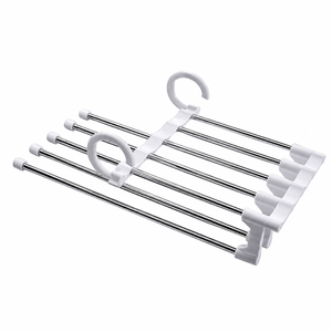 Cabide Organizador Multifuncional 5 Divisórias Para Calças e