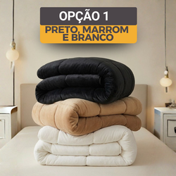 [COMPRE 1, LEVE 3] Edredom Premium Algodão Turco - Conforto de Hotel 5 Estrelas