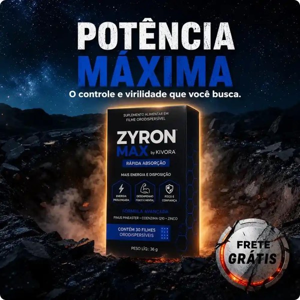 Zyron Max - Compre 1 Leve 2 + Frete Grátis