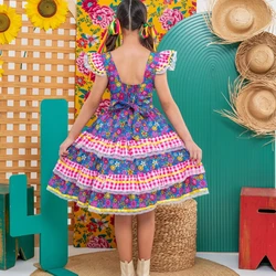 Vestido Junino - Estampado Floral Color 