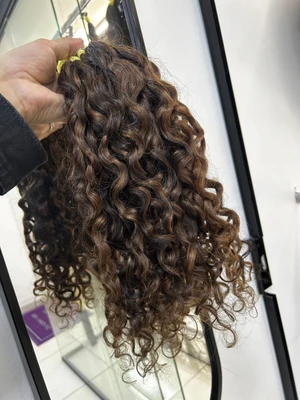 Cabelo Cacho Caipira Iluminado Fios de 55 cm (100g) 